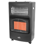 ALVA - Infrared Radiant Gas & Electric Dual Indoor Heater + Cadac 9kg Gas Cylinder (Combo)