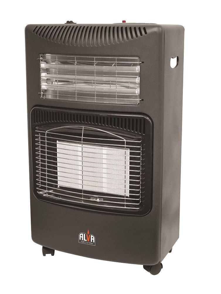 ALVA - Infrared Radiant Gas & Electric Dual Indoor Heater + Cadac 9kg Gas Cylinder (Combo)