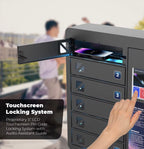 6 Bay Mobile Charging Locker with PD20W Super Fast Charging Speed and Security Keyless Touchscreen Operating System