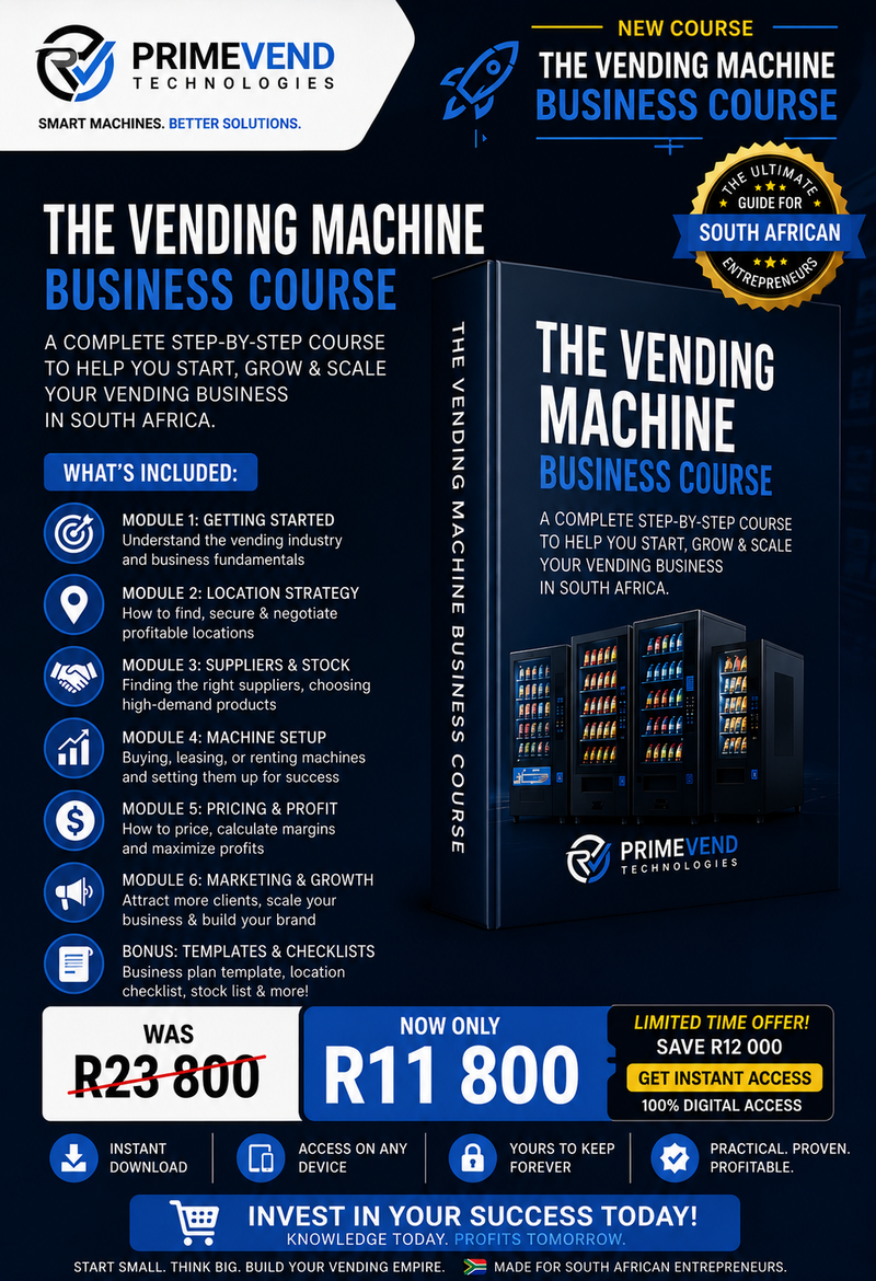 The Vending Machine Business Course