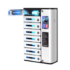 8 Bay Mobile Phone Pin Code Charging Locker Phone Charging Station Secured Charging Cabinet Optional for Ads Screen