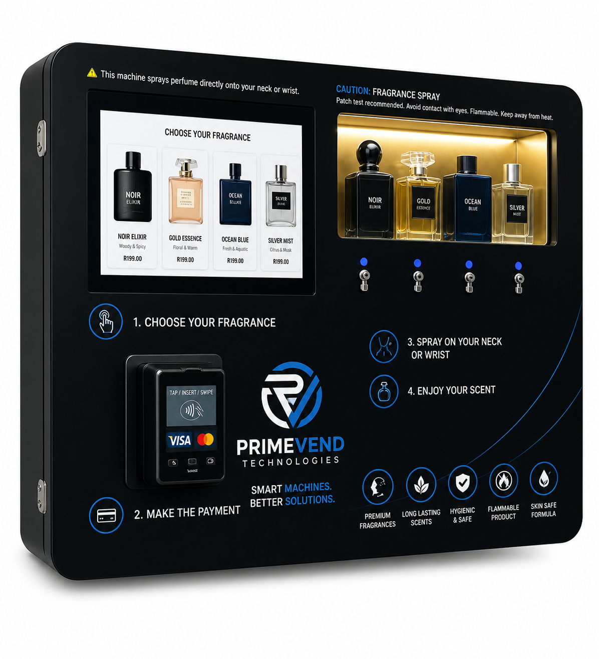 Cologne / Perfume Spray Vending Machine