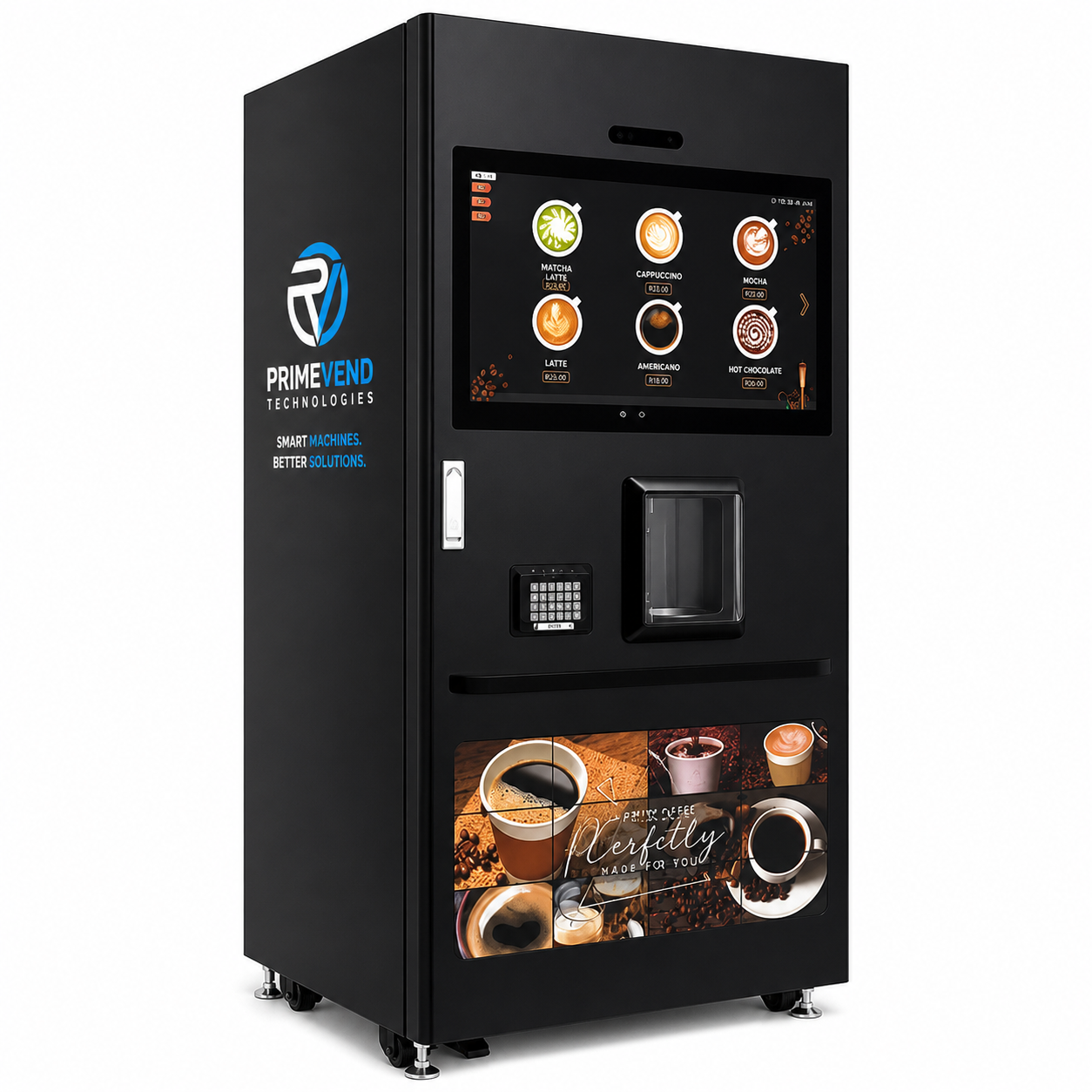 Touch Screen Coffee Vending Machine